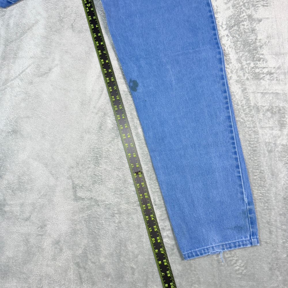 Vintage Levi's Mens 30x34 550 Relaxed Fit Orange Tab Blue Distressed USA Made - Picture 12 of 14